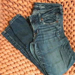 American Eagle Skinny Stretch Jeans, size 8
